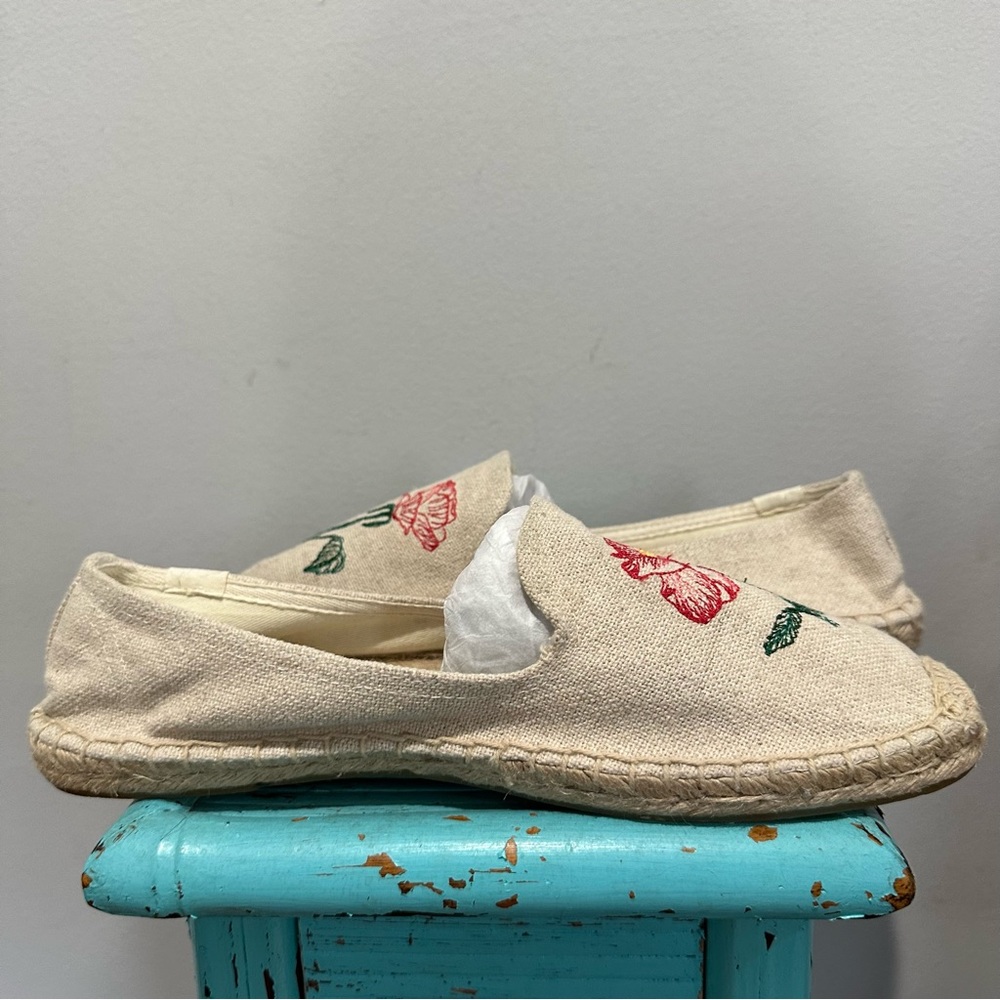 Soludos Floral Espadrilles Size 10 - Picture 8 of 10